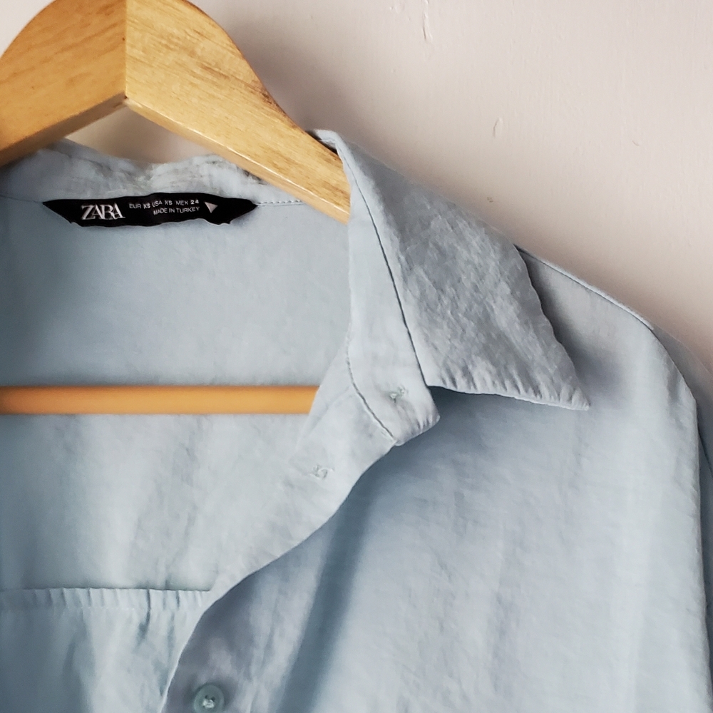 Zara Baby Blue Button Down